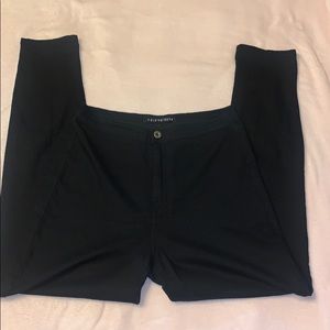 Black skinny night super high waisted jeans